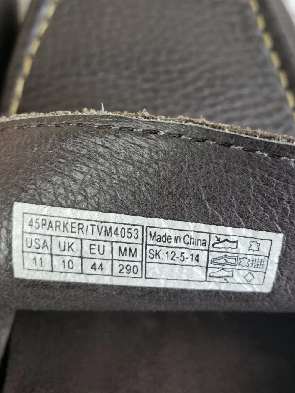 Vionic Parker Leather Driving Moccasin Loafers Brown Orthaheel size 11 Men's